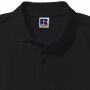 RUS Men Classic Polycotton Polo, Black, 5XL
