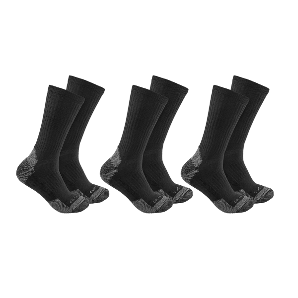 Carhartt Cotton Blend Crew Sock 3 Pack