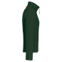 Microfleece met rits en raglanmouwen heren Forest Green 4XL