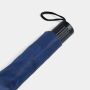 Opvouwbare, uit 2 secties bestaande manueel te openen paraplu REGULAR blauw