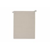 Herbruikbaar groente &amp; fruit zakje OEKO-TEX® katoen ecru 25x30cm - Ecru