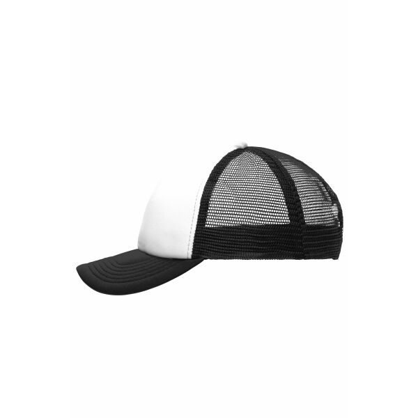 5 Panel Polyester Mesh Cap for Kids white/black one size 5 Panel Polyester Mesh Cap for Kids white/black one size