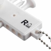 Gerecycled ABS golf tee-set Aveline wit