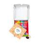 Tony's Chocolonely - Zak Paaseitjes in wit doosje met kaartje - Melk karamel zeezout