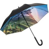 AC regular umbrella FARE® Impressions black/mountain design