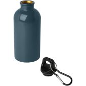 Oregon 400 ml RCS gecertificeerde enkelwandige roestvrijstalen waterfles met karabijnhaak - Hale Blue