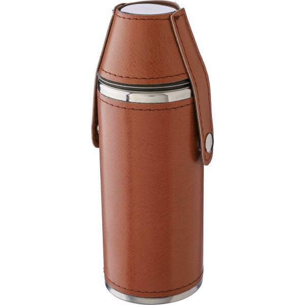 Gerecycled roestvrijstalen fles Brock bruin Gerecycled roestvrijstalen fles Brock bruin