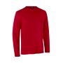 Interlock T-shirt | lange mouw - Rood, S