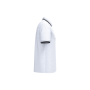 Herenpolo met korte mouwen en contrasterende bies White / Black S