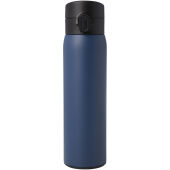 Sika 450 ml geïsoleerde fles van RCS-gecertificeerd gerecycled roestvrij staal - Oceaanblauw