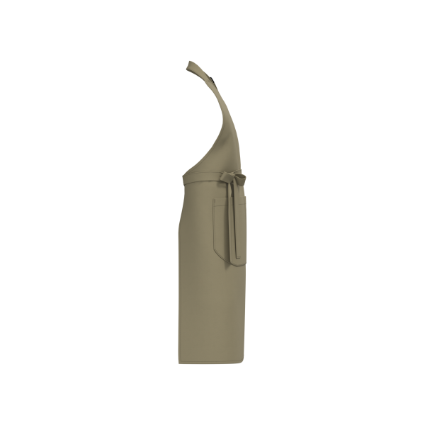 Schort met zak van biologisch katoen Light Olive Green One Size Schort met zak van biologisch katoen Light Olive Green One Size