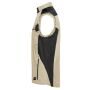 Workwear Softshell Vest - STRONG - stone/black 6XL