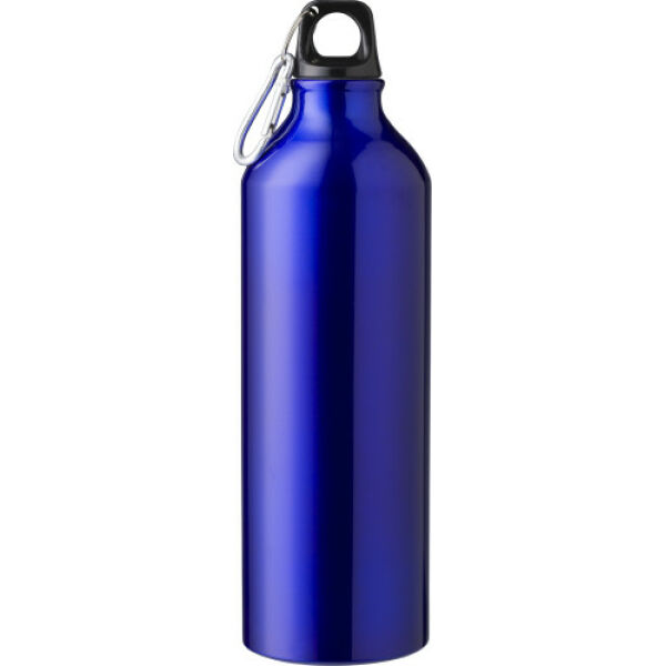 Gerecycled aluminium fles (750 ml) Makenna kobaltblauw