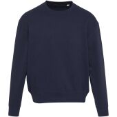 Boris 280 g/m2 unisex OCS organische oversized trui met ronde hals - Marineblauw - 3XL Boris 280 g/m2 unisex OCS organische oversized trui met ronde hals - Marineblauw - 3XL