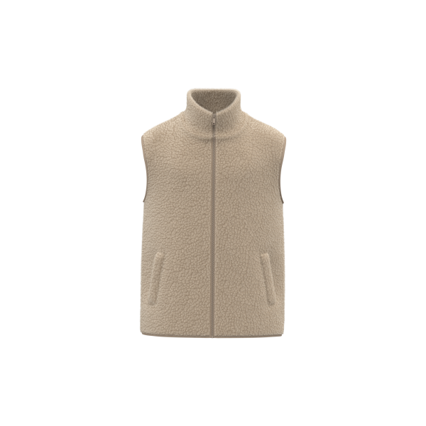 Mouwloos sherpa herenjasje Wet Sand 3XL Mouwloos sherpa herenjasje Wet Sand 3XL