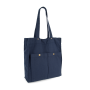 Tas met dubbel voorvak Washed Navy One Size Tas met dubbel voorvak Washed Navy One Size