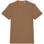 Ecologische uniseks T-shirt Dark camel XXL