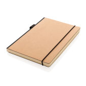 A5 deluxe kraft hardcover notitieboek, bruin