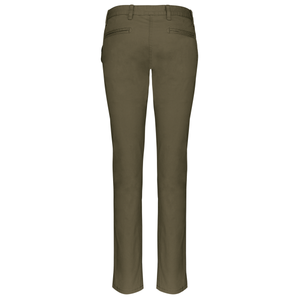 Dameschinobroek Light khaki 34 FR Dameschinobroek Light khaki 34 FR