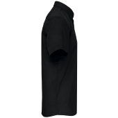 Overhemd in onderhoudsvriendelijk polykatoen-popeline korte mouwen heren Black XL Overhemd in onderhoudsvriendelijk polykatoen-popeline korte mouwen heren Black XL