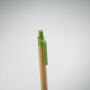 ITEA COLOUR - Bamboe balpen met drukknop - Groen ITEA COLOUR - Bamboe balpen met drukknop - Groen