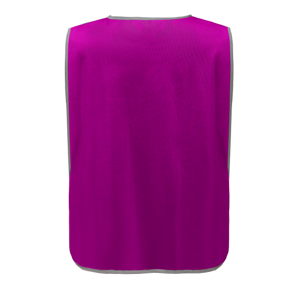 Personalisatie veiligheidshesje met reflecterende rand Raspberry XXL/3XL Personalisatie veiligheidshesje met reflecterende rand Raspberry XXL/3XL
