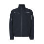 Zip-n-Mix microfleece | reflecterend - Marine, S
