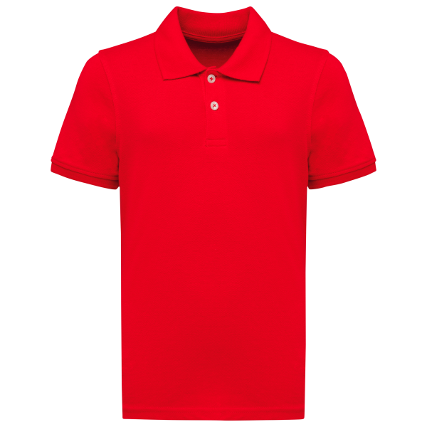 Bio180 piqué kinderpolo Red 10/12 jaar Bio180 piqué kinderpolo Red 10/12 jaar