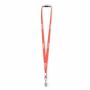 Polyester tubulaire keycord met metalen klem