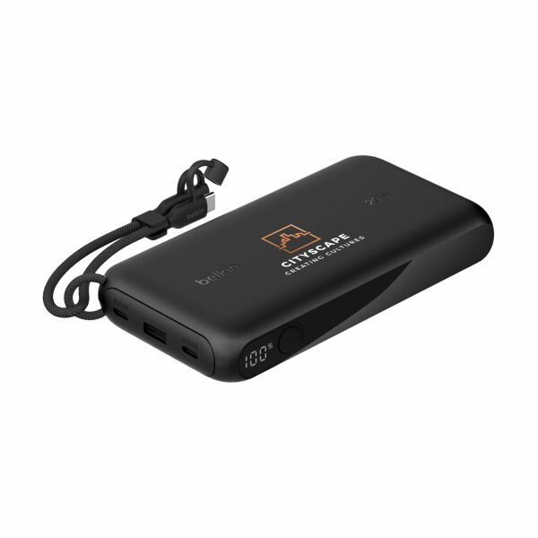 Belkin BoostCharge Powerbank 20K with Display - zwart Belkin BoostCharge Powerbank 20K with Display - zwart