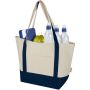 Sam draagtas van 320 g/m² GRS gerecycled katoen - Marineblauw/Natuur Sam draagtas van 320 g/m² GRS gerecycled katoen - Marineblauw/Natuur