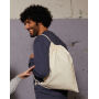 Cotton Backpack Single Drawstring - Natural - One Size