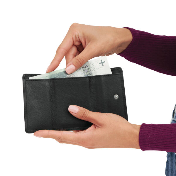 CLUB - Genuine leather wallet black CLUB - Genuine leather wallet black