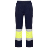 navy blue/fluor yellow