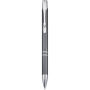 Moneta aluminium balpen (blauwe inkt) - Grijs
