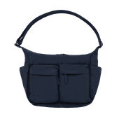 KENTO URBAN RCS gerecyclede nylon gewatteerde schoudertas, donkerblauw KENTO URBAN RCS gerecyclede nylon gewatteerde schoudertas, donkerblauw