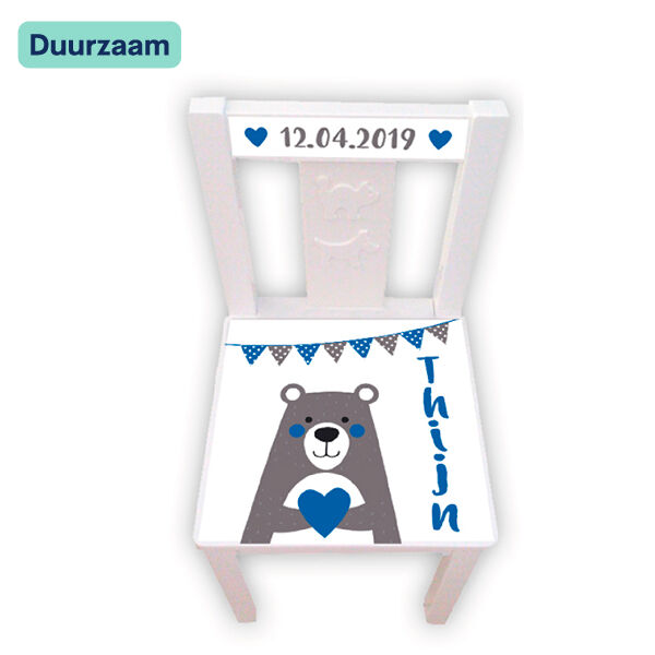 Geboortestoeltje Blauw