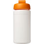 Baseline® Plus 500 ml sportfles met flipcapdeksel - Wit/Oranje Baseline® Plus 500 ml sportfles met flipcapdeksel - Wit/Oranje