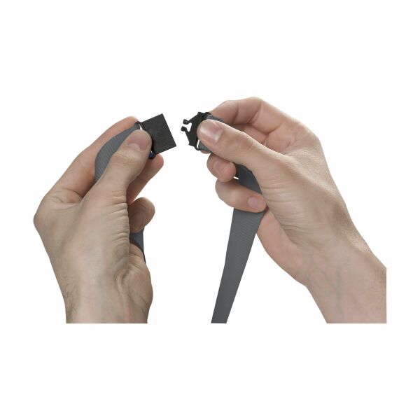 KeyCordSafety 2,4 cm Schlüsselband - grau KeyCordSafety 2,4 cm Schlüsselband - grau