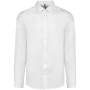 Heren overhemd Oxford lange mouwen White 5XL