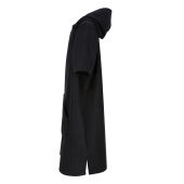 Badstof kinderponcho Black 10/13 jaar