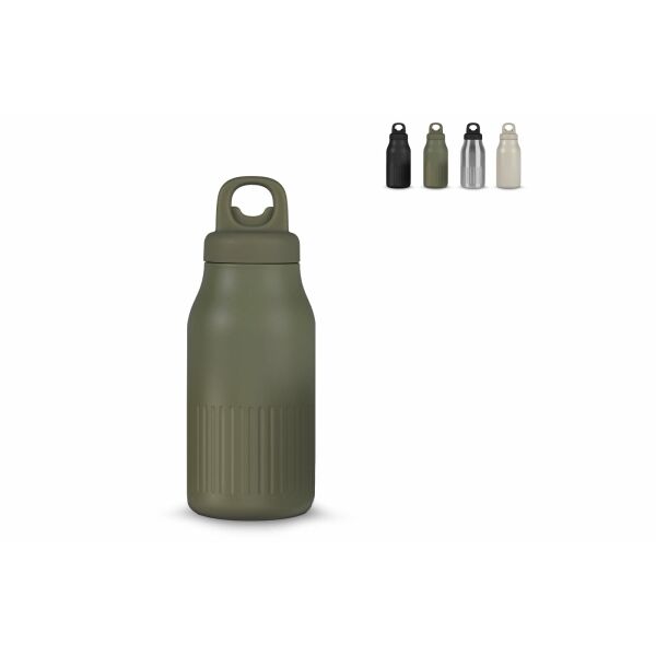 Sagaform Truls stalen fles met handige openklik dop (gerecycled) 500 ml - Zwart Sagaform Truls stalen fles met handige openklik dop (gerecycled) 500 ml - Zwart