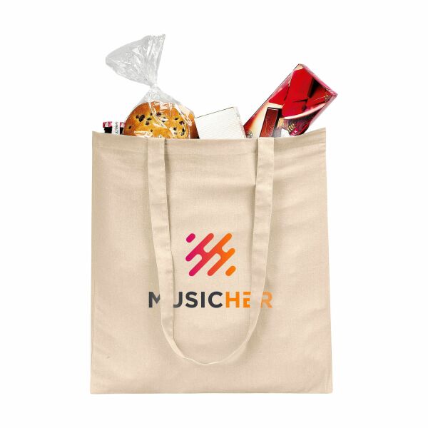 Shoppy Colour Bag (120 g/m²) cotton bag - ecru Shoppy Colour Bag (120 g/m²) cotton bag - ecru