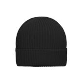 Bio Cotton Winter Beanie black