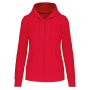 Ecologische damessweater met capuchon en ritssluiting Red XL Ecologische damessweater met capuchon en ritssluiting Red XL