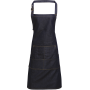Halterschort met bovenstuk "Denim" Indigo Denim One Size