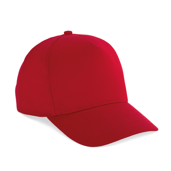 5-Panel-Kappe Baumwolle Cherry Red One Size 5-Panel-Kappe Baumwolle Cherry Red One Size