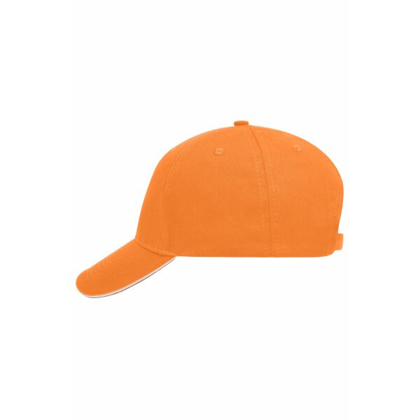 5 Panel Sandwich Cap orange/white one size 5 Panel Sandwich Cap orange/white one size