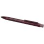 Beatriz balpen van gerecycled messing (blauwe inkt) - Bordeaux rood