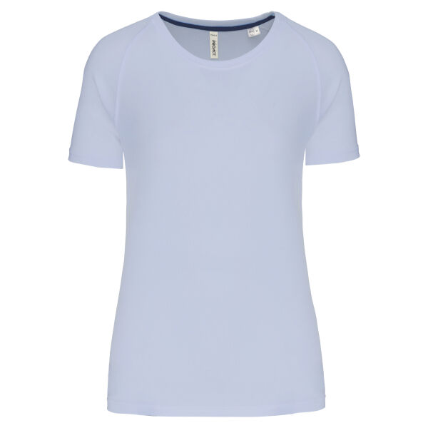 Gerecycled damessport-T-shirt met ronde hals Iceberg Blue XXL